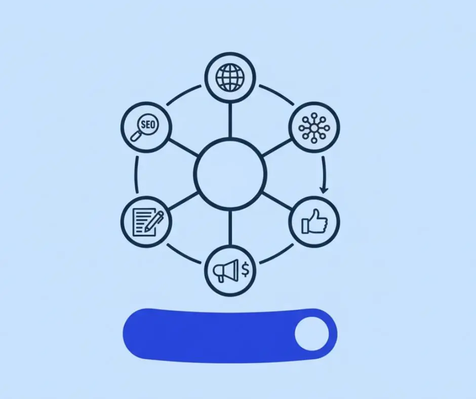 خدمات التسويق الرقمى الحديث 2030 1 ايقونة استراتيجية تسويقية