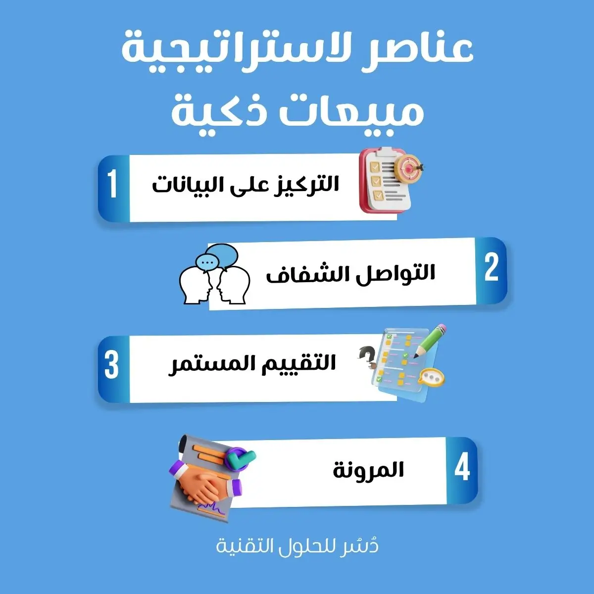 إدارة المبيعات بذكاء: الطريق إلى تحقيق أهدافك في كل الأوقات 1 عناصر لاستراتيجية مبيعات ذكية