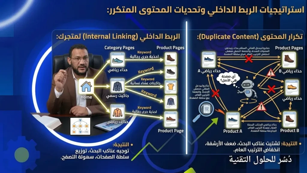 _Internal Linking وDuplicate Content