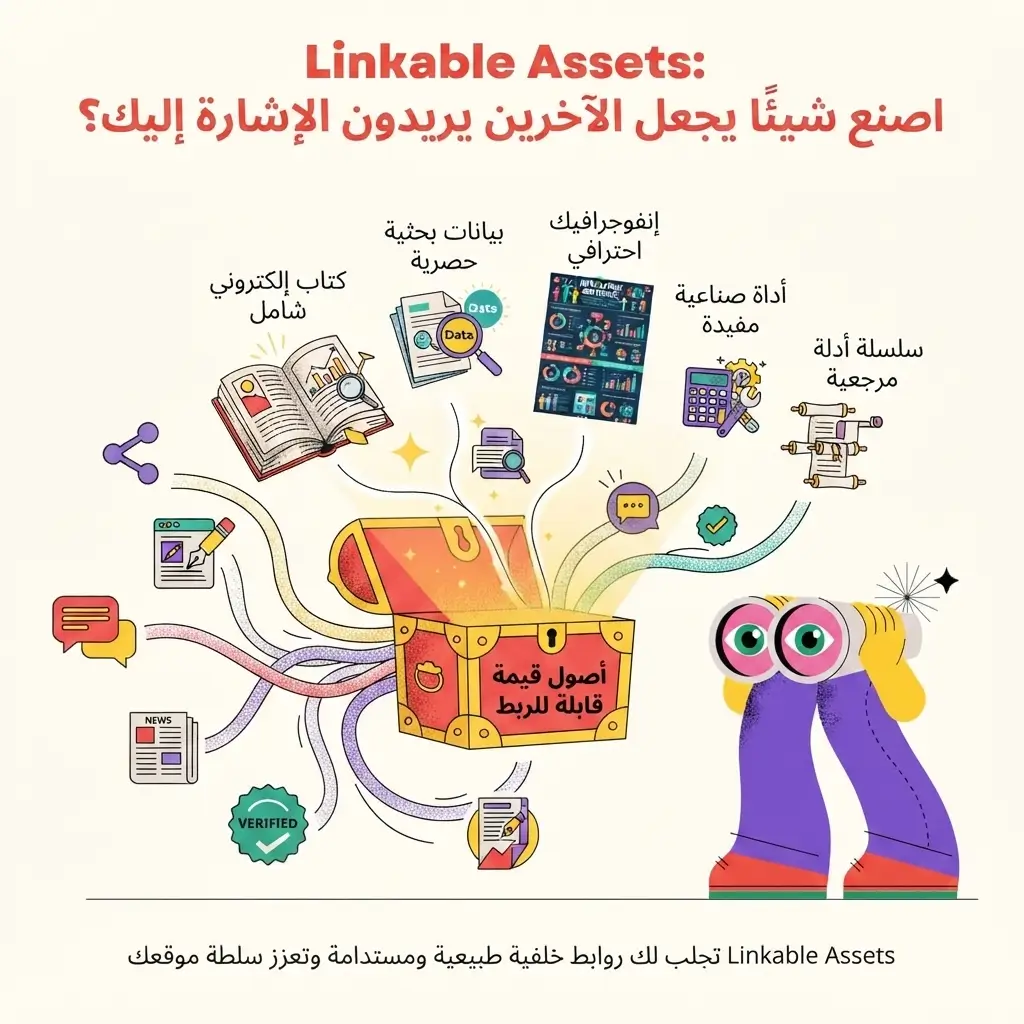 Off-Page SEO: كيف تبني سلطة رقمية تجعل Google وAI يثقون بموقعك؟ | 2026 Linkable Assets