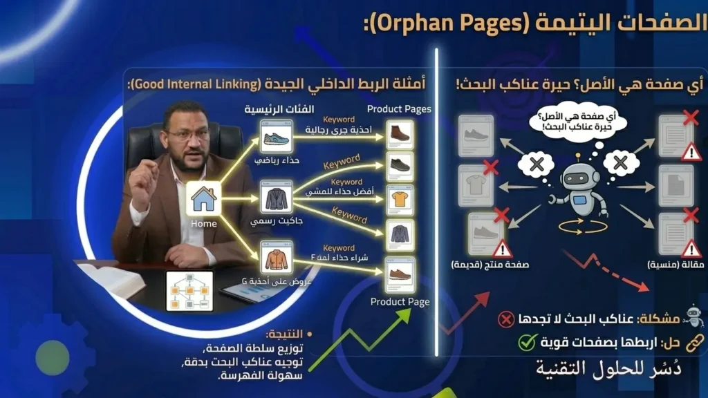 Orphan Pages الصفحات اليتيمة