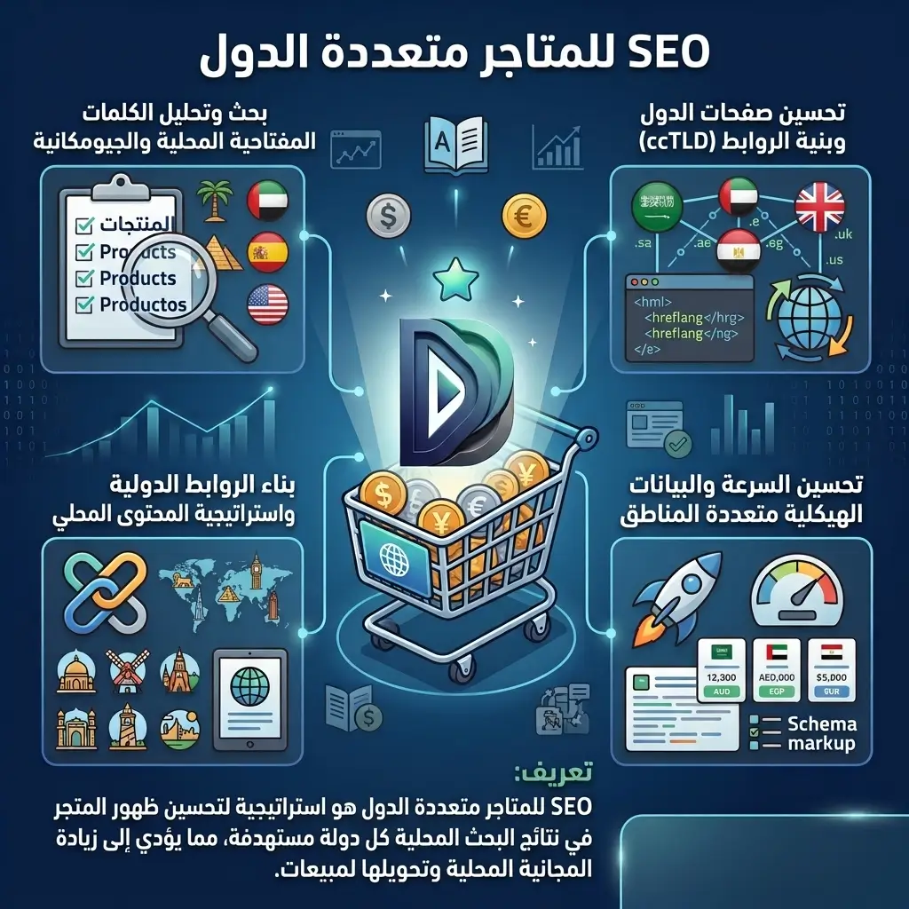 SEO للمتاجر متعددة الدول
