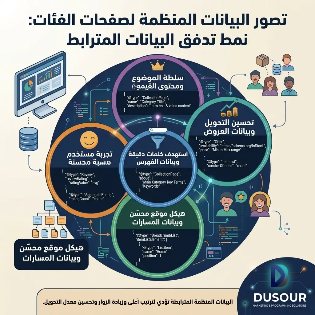 Structured Data لصفحات الفئات