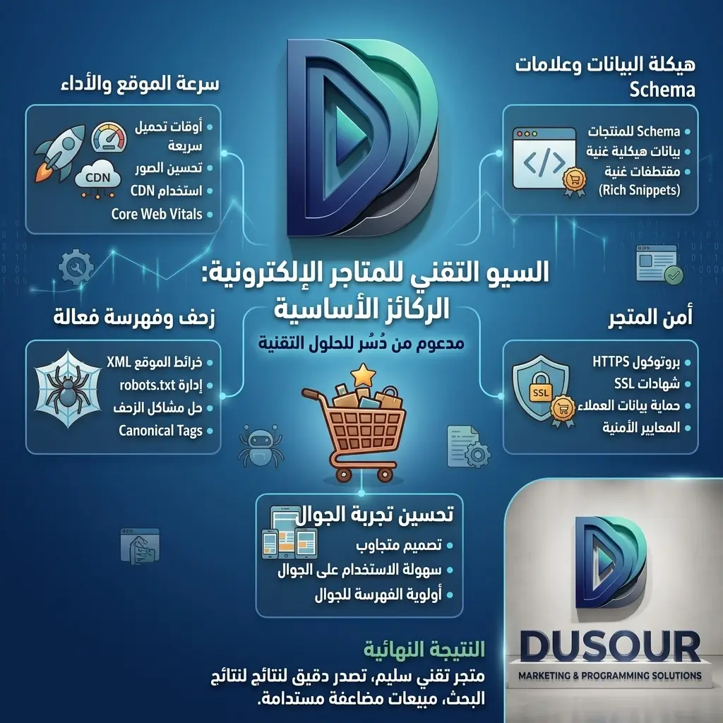 Technical SEO للمتاجر الإلكترونية