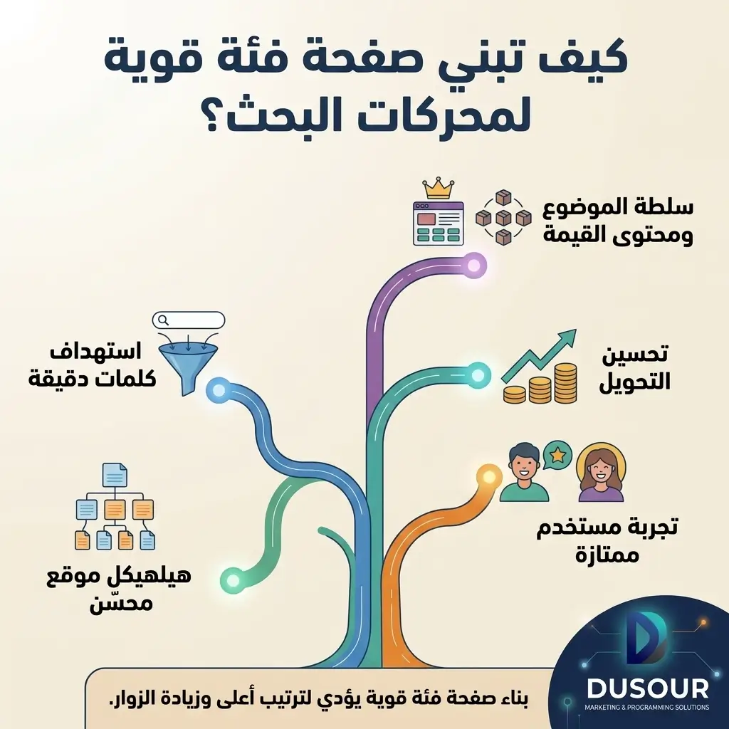 كيف تبني صفحة فئة قوية لمحركات البحث؟