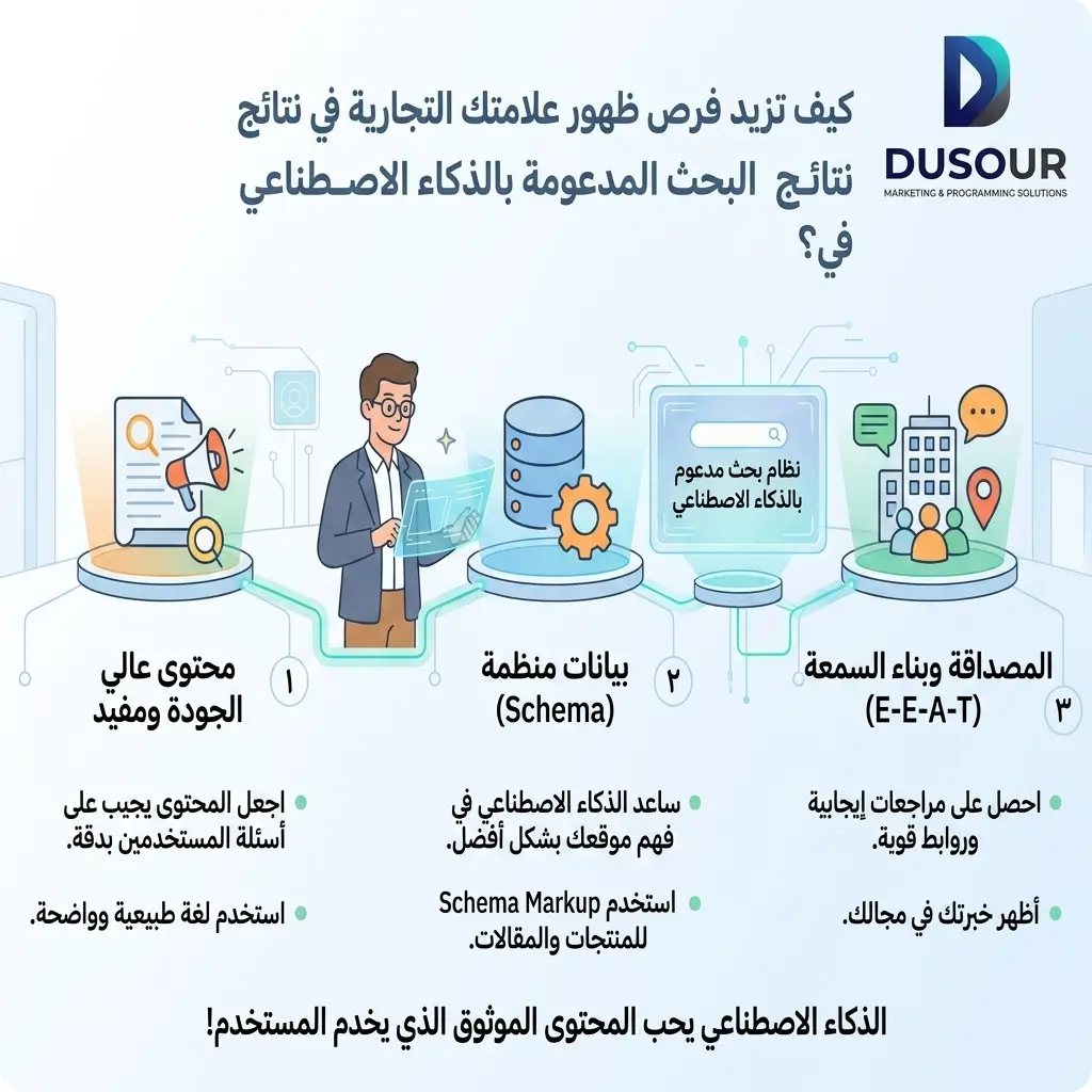 كيف تزيد فرص ظهور علامتك التجارية في AI Search؟