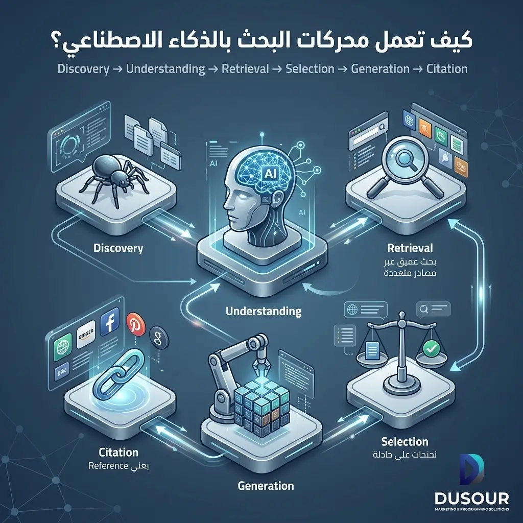 كيف تعمل محركات البحث بالذكاء الاصطناعي؟