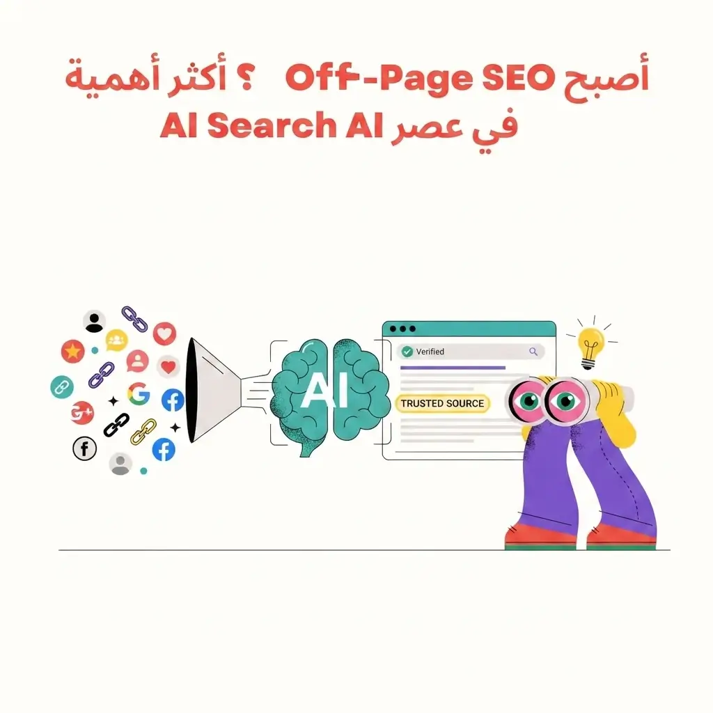 Off-Page SEO: كيف تبني سلطة رقمية تجعل Google وAI يثقون بموقعك؟ | 2026 لماذا أصبح Off-Page SEO أكثر أهمية في عصر AI Search؟