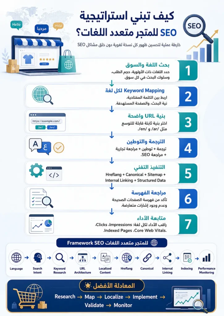 كيف تبني استراتيجية SEO للمتجر متعدد اللغات؟
